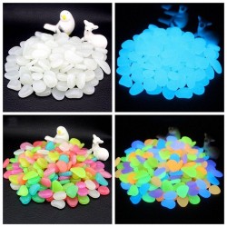 25 pieces / 50 pieces - glow in the dark garden pebblesSolar lighting
