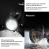 Powerful led headlight - ir sensor - 4-core super bright - waterproofTorches