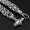 Vintage - braided viking bracelets - silver - camouflageBracelets