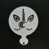 Unicorn coffee design - coffee art - stencils - 4 piecesCoffee ware