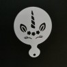 Unicorn coffee design - coffee art - stencils - 4 piecesCoffee ware