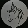 Unicorn coffee design - coffee art - stencils - 4 piecesCoffee ware