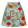 Retro - vintage - cotton skirt - floral printWomen's fashion
