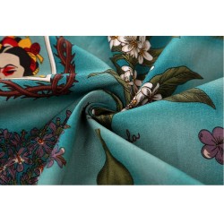 Vintage - retro - 50s - tropical floral skirtsWomen's fashion