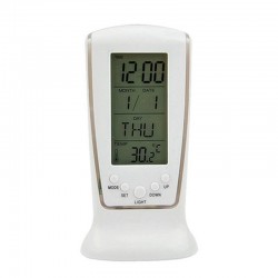 LED - blue luminous digital clock - electronic calendar - thermometer - 7-sounds alarm clockClocks