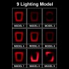 Bicycle helmet with Led light - rechargeable - integrally-molded - sports head protectionBicycle