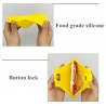 Seashell shaped storage case for face / mouth masks - silicone bagMouth masks
