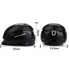 Bicycle helmet with Led light - rechargeable - integrally-molded - sports head protectionBicycle
