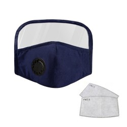 Face Mask - Washable - Black - Blue - RedMouth masks