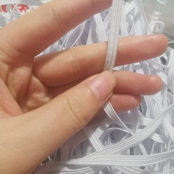 3/6/8/10MM - White/black - Flat Elastic Bands - DIY sewingWedding