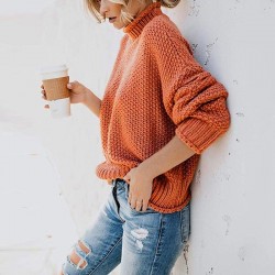 Women Sweaters - Long Sleeve - KnittedWomen's fashion