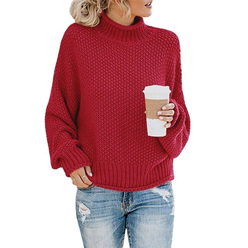 Women Sweaters - Long Sleeve - KnittedWomen's fashion