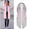 Women Coats - Casual - Hooded - Pink - Blue - BlackWomen's fashion