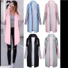 Women Coats - Casual - Hooded - Pink - Blue - BlackWomen's fashion