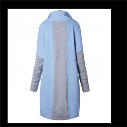 Women Coats - Casual - Hooded - Pink - Blue - BlackWomen's fashion