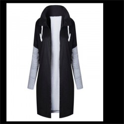 Women Coats - Casual - Hooded - Pink - Blue - BlackWomen's fashion