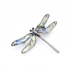 Vintage enamel dragonfly - elegant broochBrooches