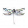 Vintage enamel dragonfly - elegant broochBrooches