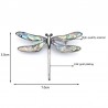 Vintage enamel dragonfly - elegant broochBrooches