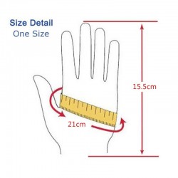 Sport gloves - non-slip - half finger - with scorpion pattern - unisexGloves