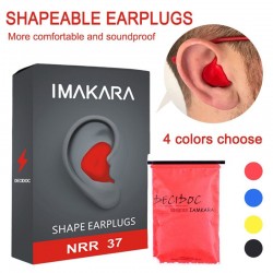 Moldable Shaped - Noise Reduction - Earplugs - 60PcsSleeping