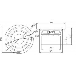 Full Range Monitor Speaker - 2pcs/lotSpeakers