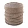 Knitted warm round scarf with plush - unisexScarves