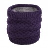 Warm round knitted scarf - unisexScarves