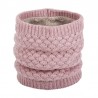 Warm round knitted scarf - unisexScarves