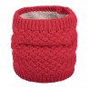 Warm round knitted scarf - unisexScarves