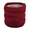 Warm round knitted scarf - unisexScarves