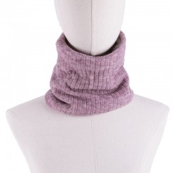 Knitted warm scarf with plush - unisexScarves