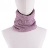 Knitted warm scarf with plush - unisexScarves