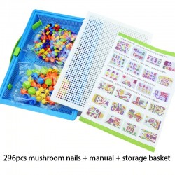 Mushroom - DIY - Children's Educational Toys - 296PCSConstruction