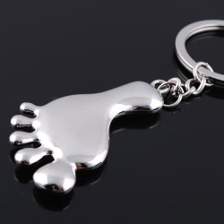 Silver Feet - KeychainKeyrings