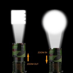 1000LM - Flashlight - Waterproof - Camouflage - LEDTorches
