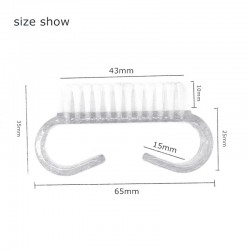 Acrylic Nail Brush - 4 Color - Nail Art - 10 Pcs/LotNail brushes