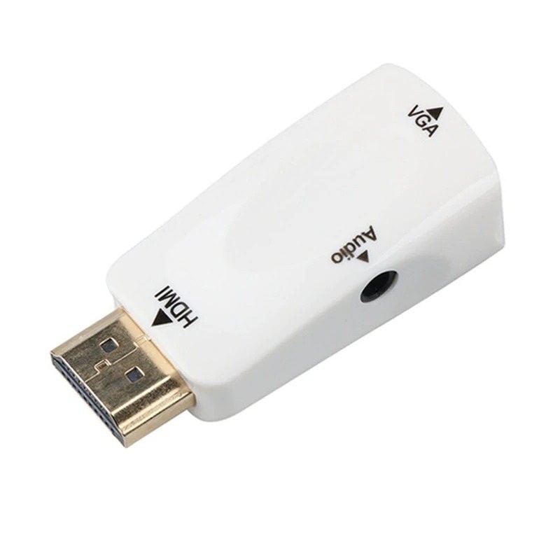 HDMI to VGA adapter - male to female splitter - 3.5 audio jack - cable converterSplitters