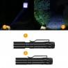 Mini flashlight - with clip - 3 light modes - adjustable focusTorches