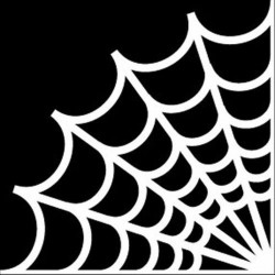 Spider web - vinyl car stickerStickers