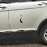 Feather with flying birds - vinyl car stickerStickers
