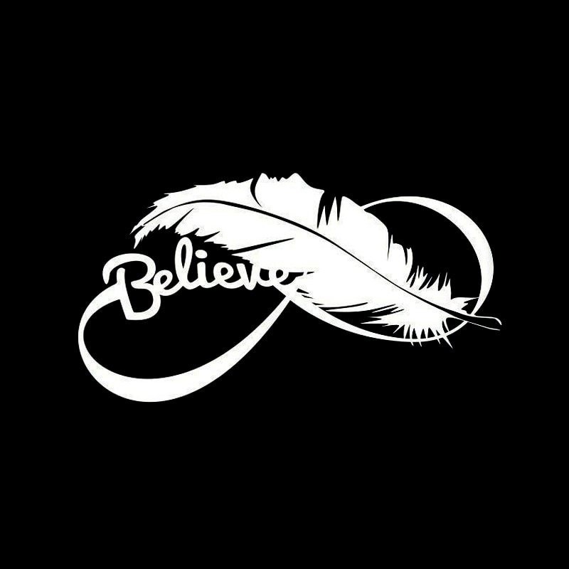 Bird feather - vinyl car stickerStickers