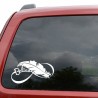 Bird feather - vinyl car stickerStickers