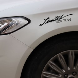 Limited Edition - vinyl car stickerStickers