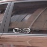 Family Forever & hearts - car stickerStickers