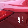 Go Fishing - car sticker - 9.2 * 15.2cmStickers