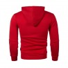 Warm hoodie with zipper - long sleeve - polka-dot printHoodies & Sweatshirt