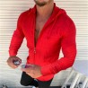 Long sleeve hoodie - with zipper - slimHoodies & Sweatshirt