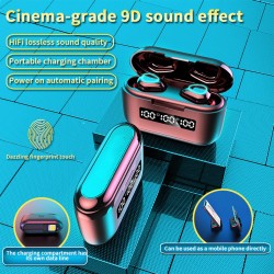 G40 TWS - Bluetooth earphones - 9D sound - waterproof headphones with microphoneEar- & Headphones