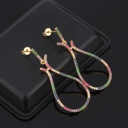 Big pendant earrings - multicoloredEarrings